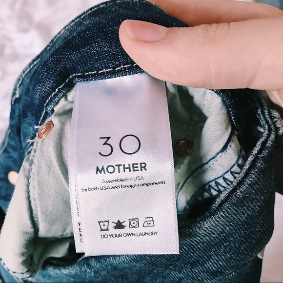 MOTHER the looker ankle fray jeans in gutterpunk - Picture 10 of 13